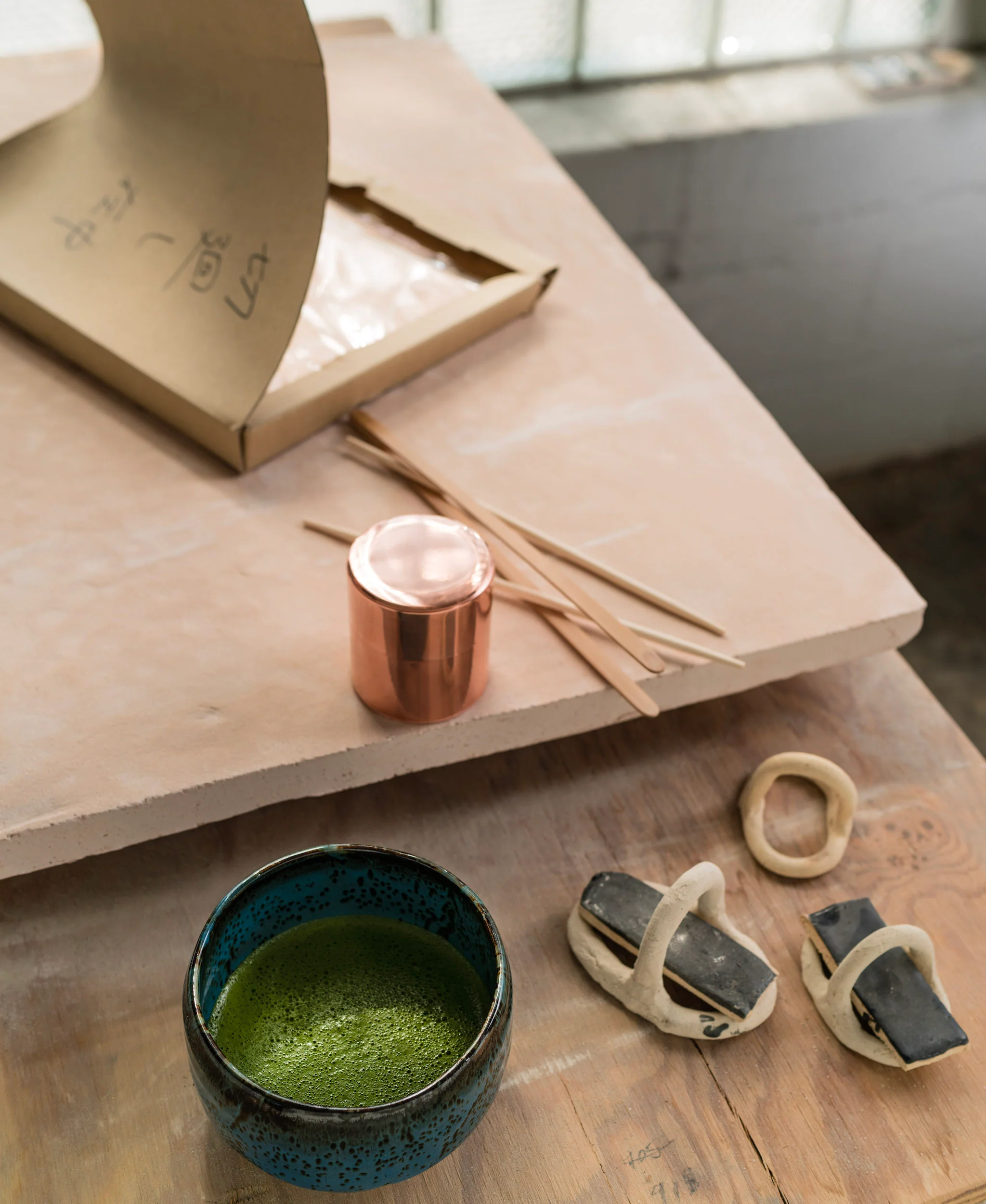 Copper Matcha Caddy | Japanese Tea Storage Chazutsu - Image 4