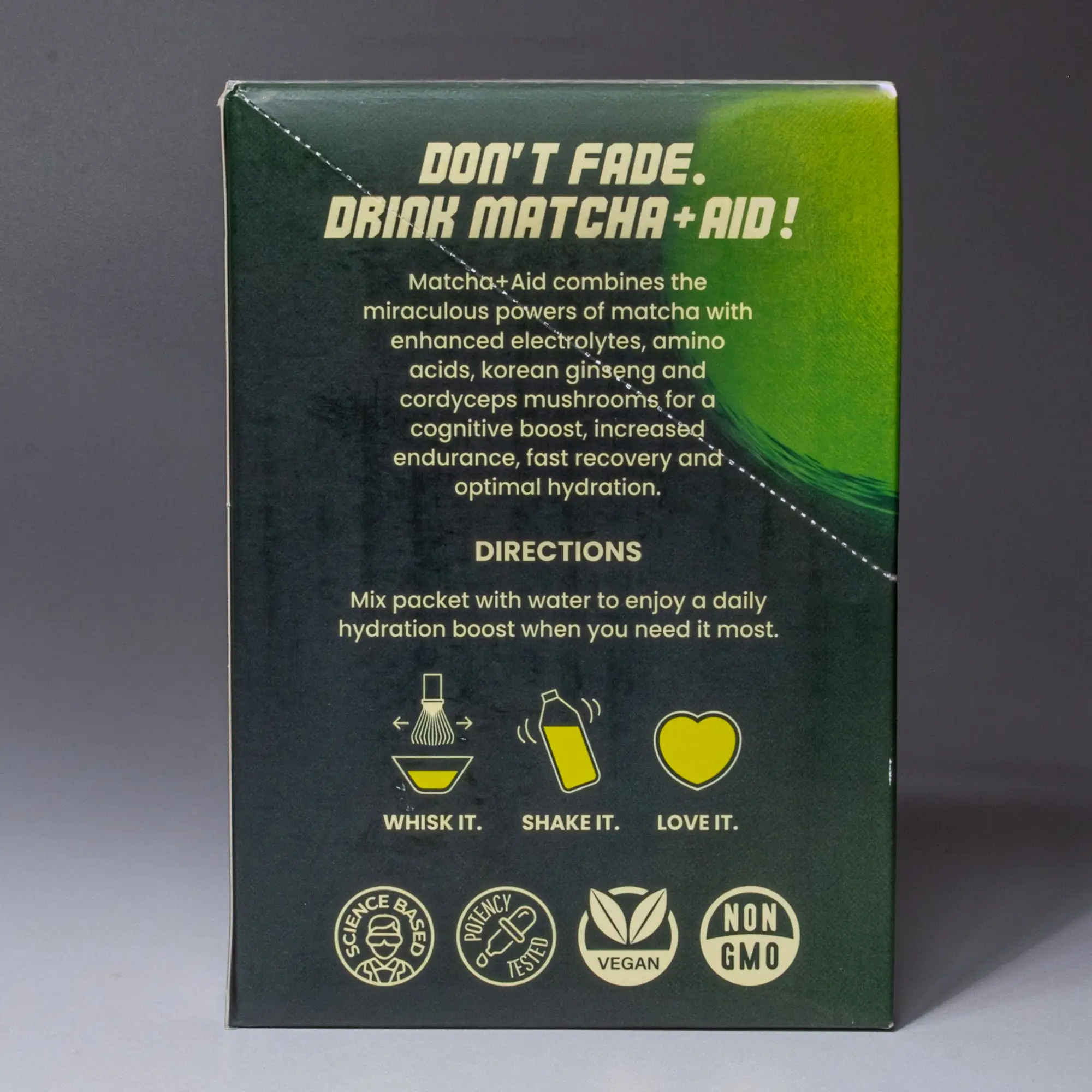 MATCHA-AID™ Hydration Sticks (Electrolytes + Adaptogens) - Image 3