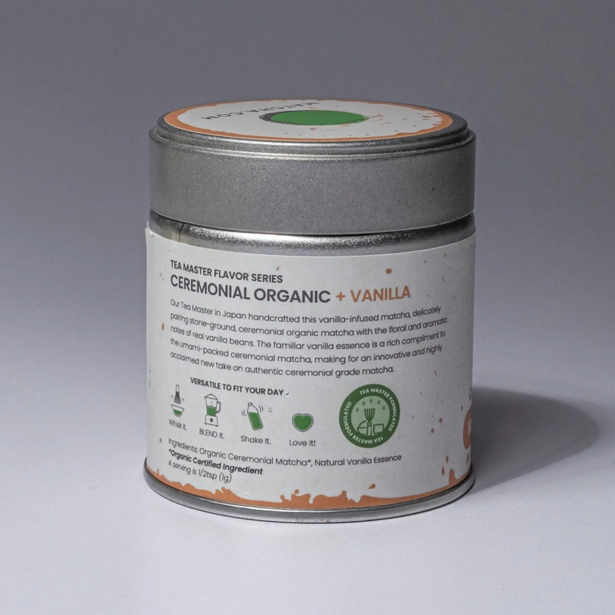 Flavored Matcha, Organic Ceremonial (Chocolate / Vanilla / Mango) - Image 6