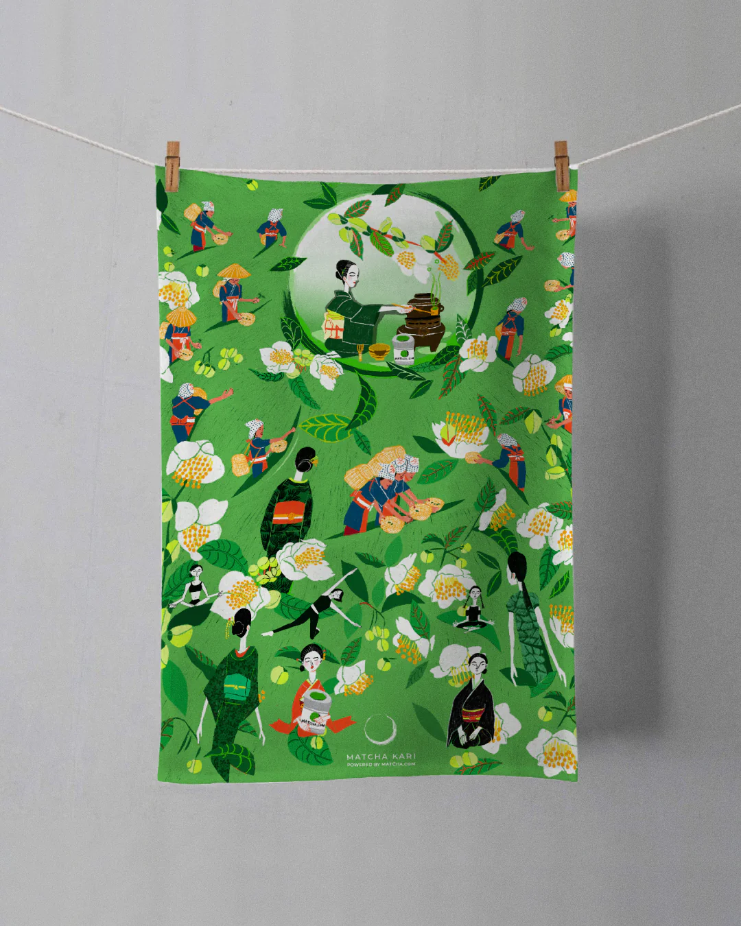 Yuki x Matcha.com Women Who Matcha Tea Towel - Image 4